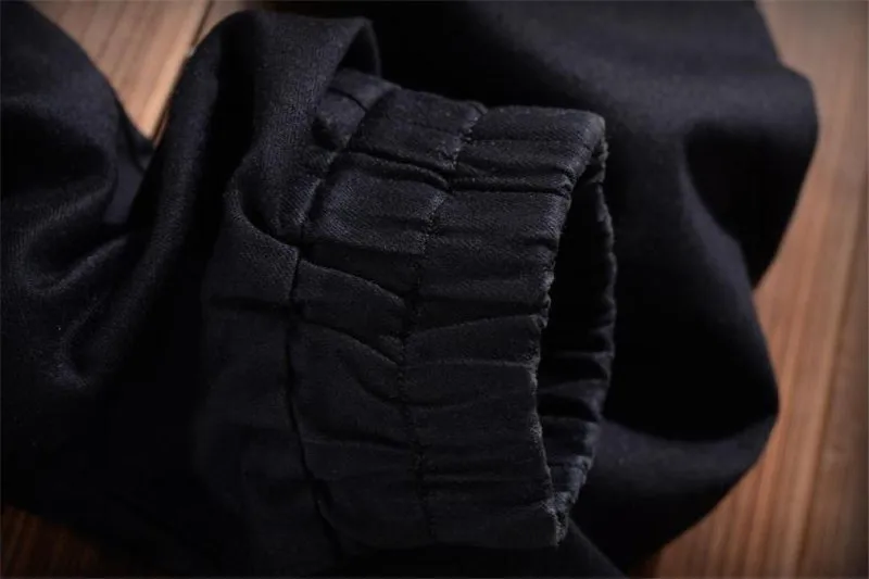 Новинка 2017 мужской модный джинсовый комбинезон с принтом для подростков Черный