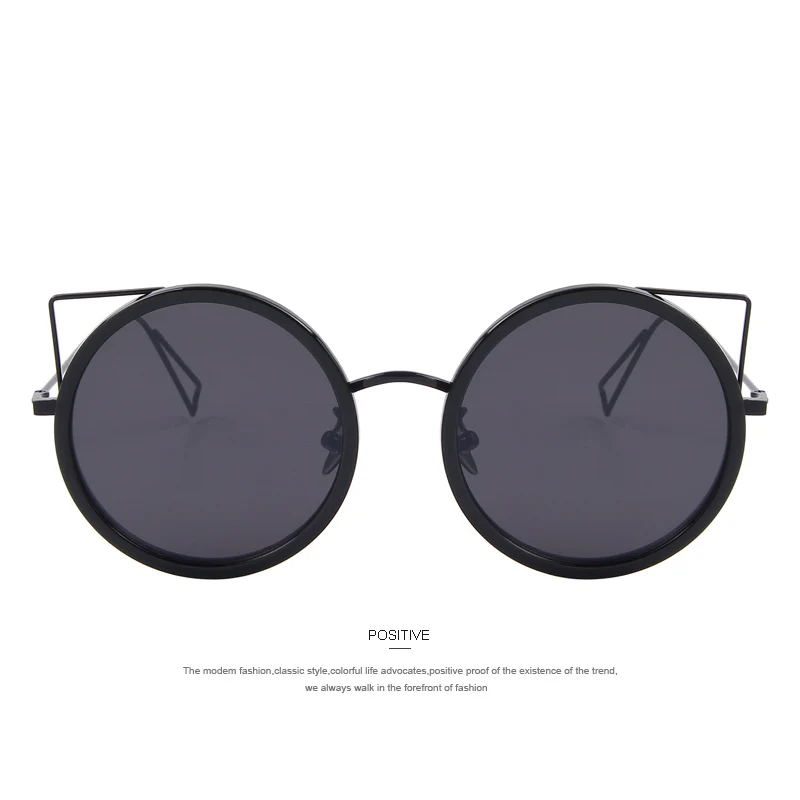 Для женщин солнцезащитные очки кошачий глаз Брендовая Дизайнерская обувь темные