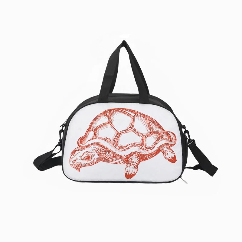 Многофункциональная холщовая дорожная сумка Crowdale с принтом морских животных