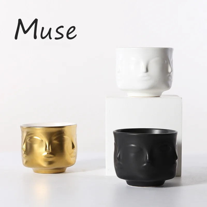 Фарфоровая ваза в скандинавском стиле для цветов украшения дома мягкая