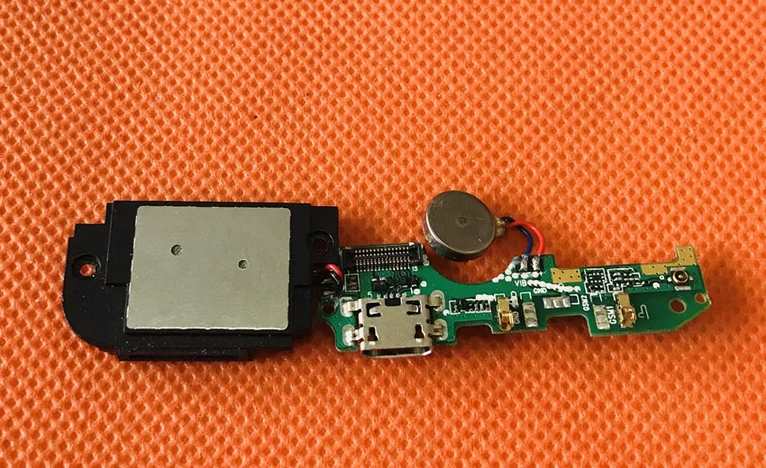 Б/у оригинальная зарядная плата с USB разъемом + микрофон Громкий динамик для Elephone