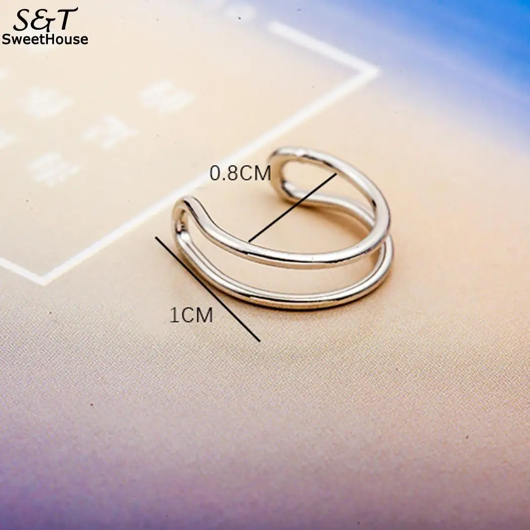 Клипсы Модные Ретро Простые полые u образные не пирсинг уха женщин|Серьги-клипсы|