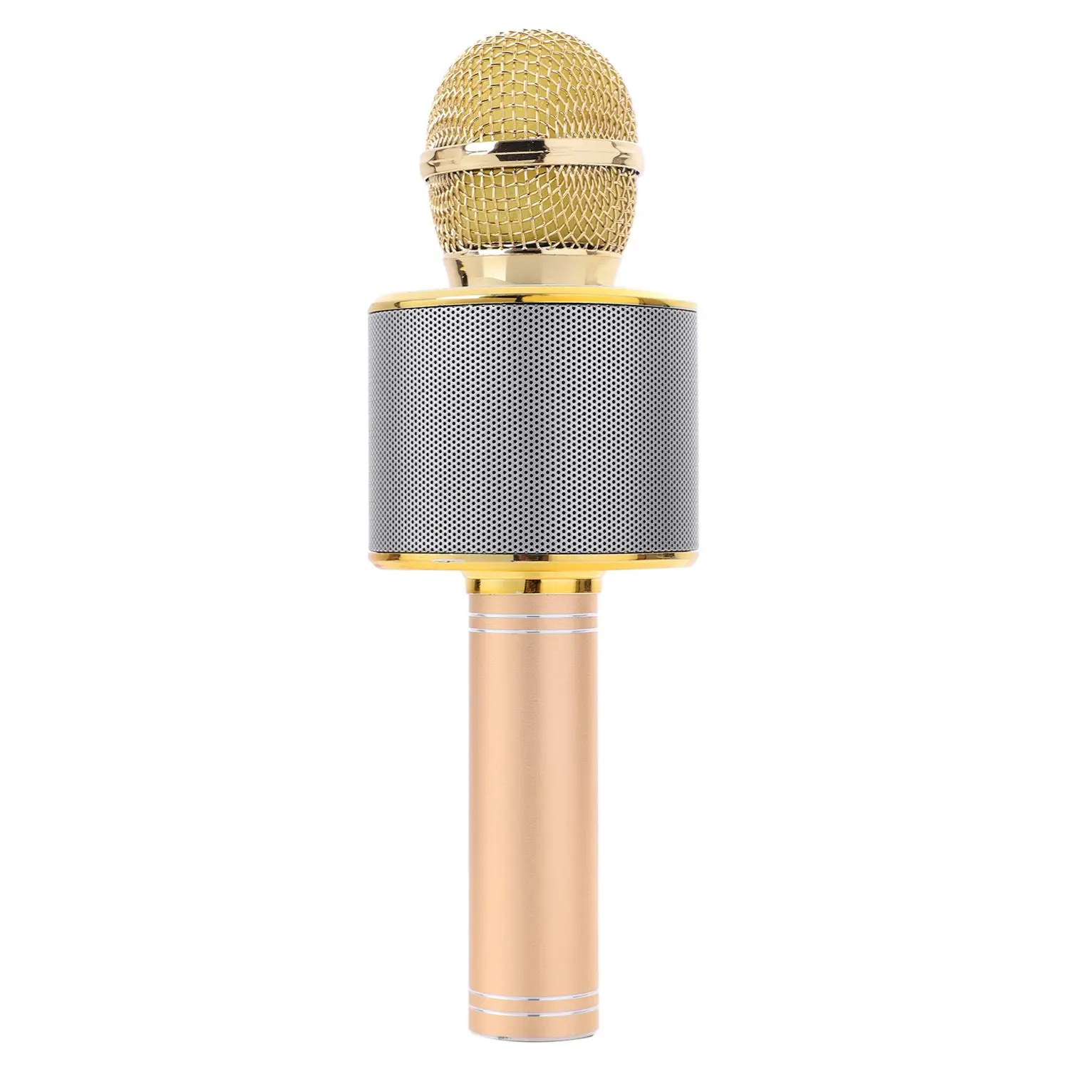 Портативный Bluetooth беспроводной караоке микрофон телефон плеер динамик Запись