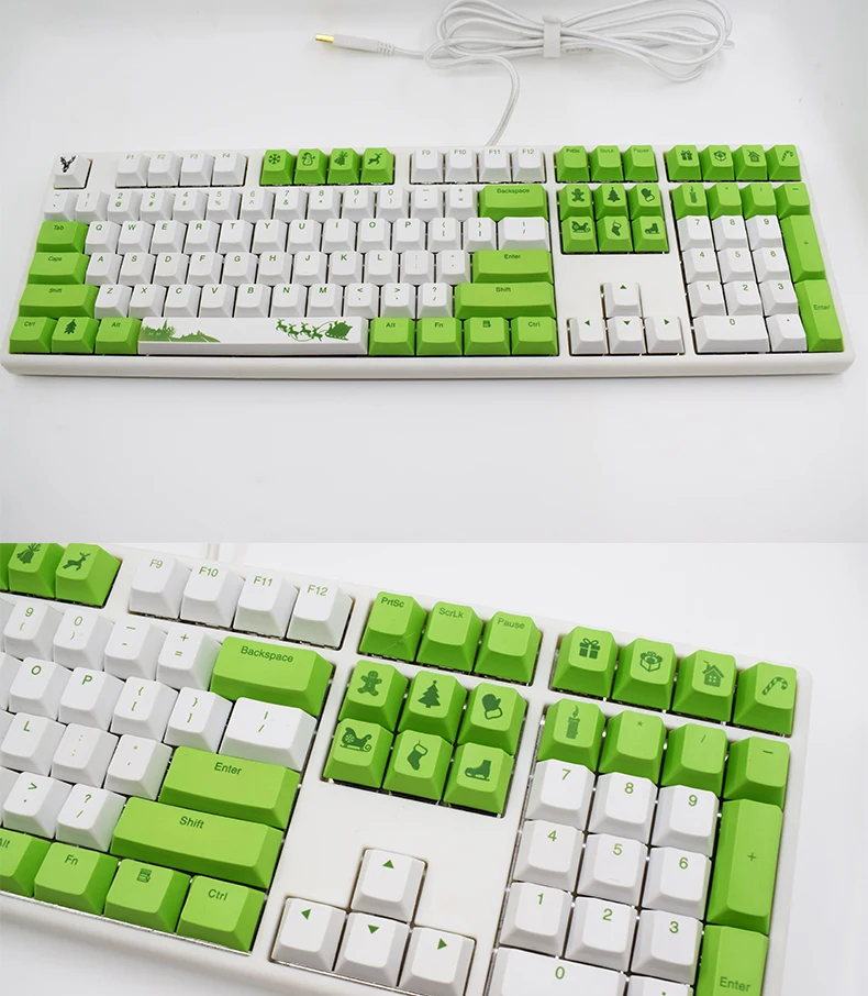 Механическая клавиатура Cherry MX переключатели колпачки для ключей 109 клавиш