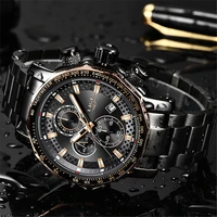 2020 lige new mens watches top brand luxury sport quartz full steel male clock military waterproof chronograph relogio masculino
