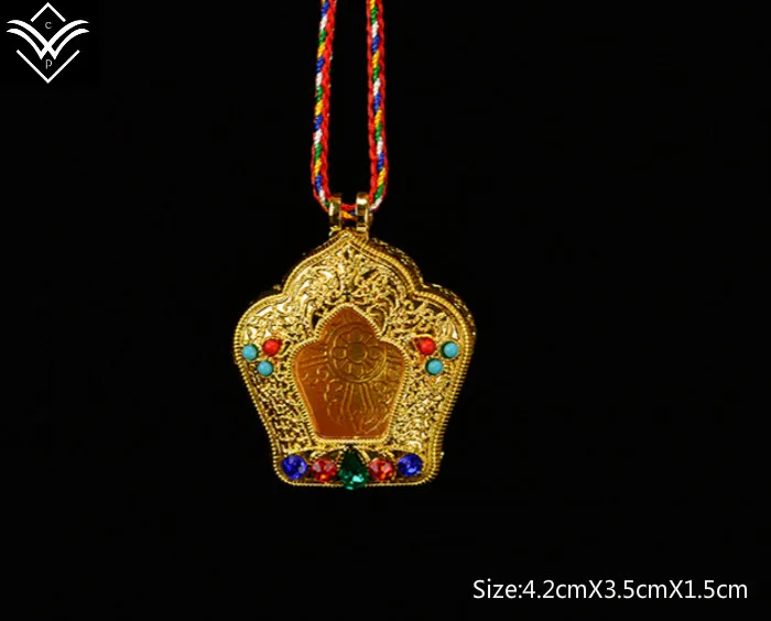 Модный калачакра-дизайн сбора десяти мощных элементов сияющий камень коробка