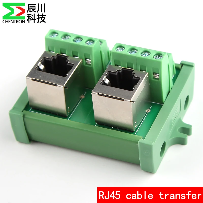 RJ45 network signal transfer terminal PLC guide rail and panel | Обустройство дома