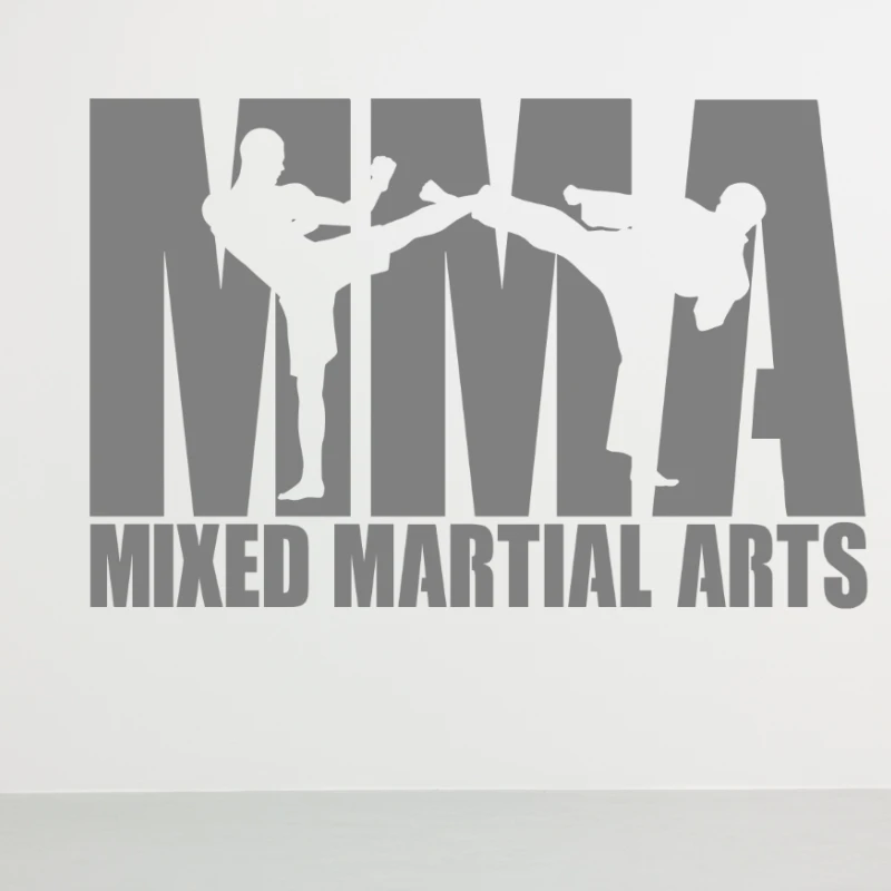 DCTAL Club de boxeo MMA таэквондо Каратэ etiqueta patada coche combate libre carteles Striker la pared Decoracion | Дом и сад