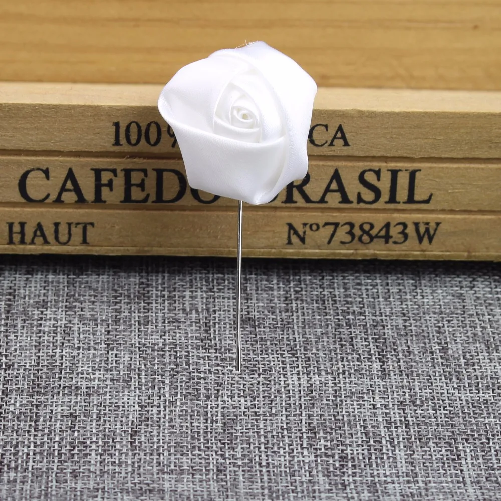 Модная брошь цветок бутоньерка в виде розы Нагрудный значок на булавке|brooch