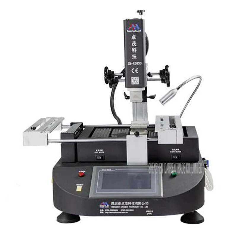 

1pc Hot sale! BGA welding equipment Hot Air BGA rework station ZHUOMAO R5830, BGA soldering station ZM-R5830