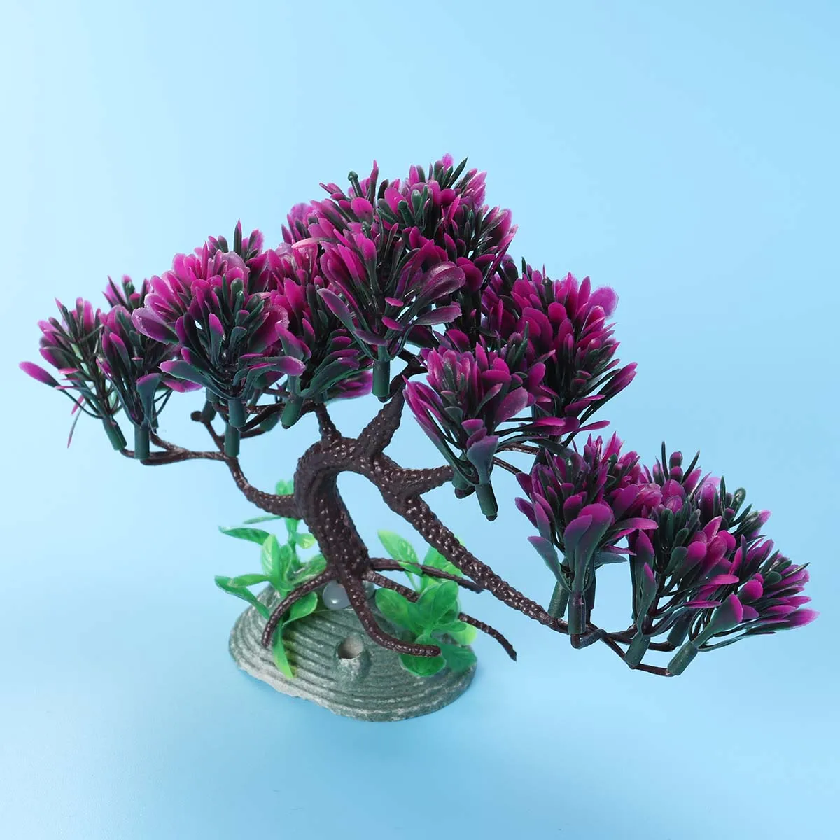 1 шт. поддельные растения под водой поддельное пластиковое украшение Banyan растение украшение для аквариума