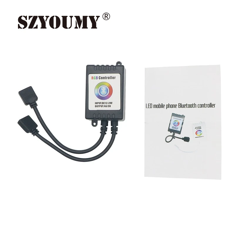 SZYOUMY Светодиодная лента с двумя портами Bluetooth управление музыкой/звуком через