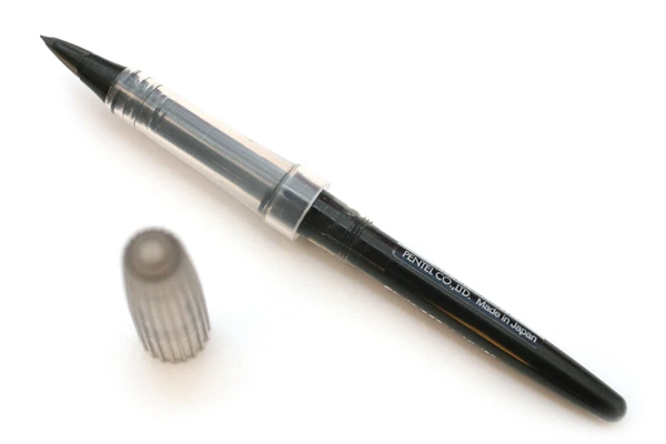 Перьевая ручка Pentel Tradio Stylo (4 шт./лот: 1 перьевая + 3 стержня) 0 мм 2 для графического