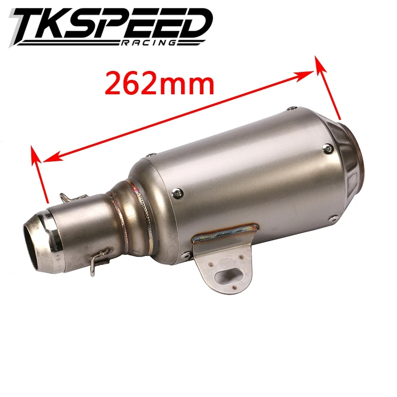 Универсальный глушитель выхлопной трубы мотоцикла система труб из титановой