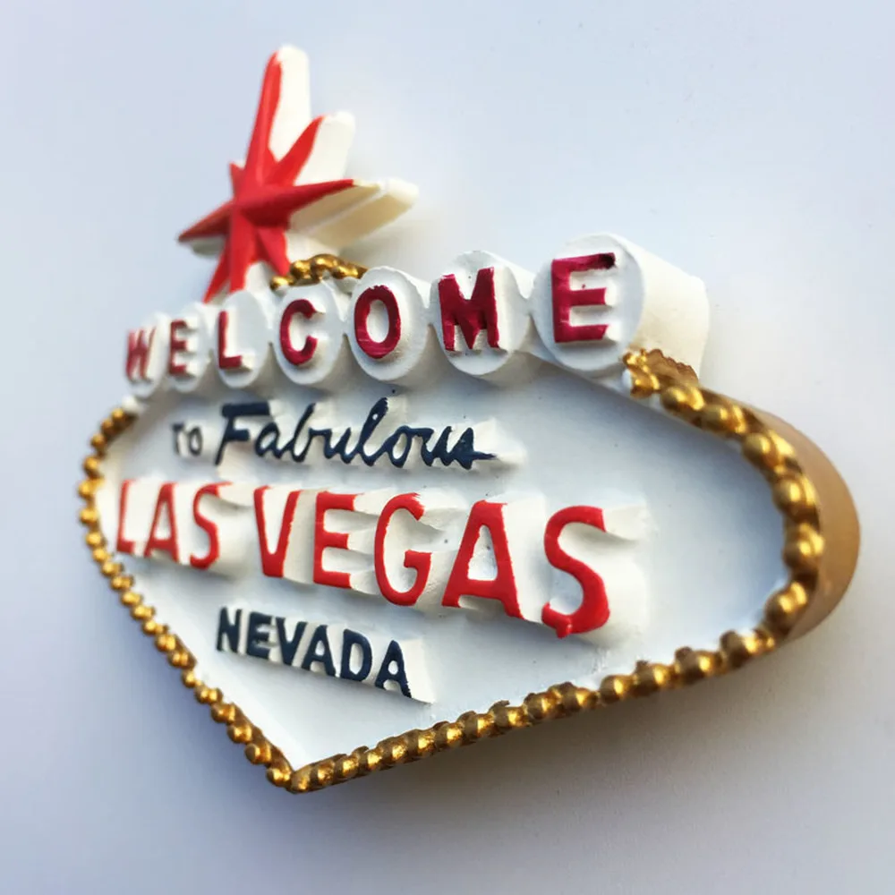 BABELEMI 3D Смола UAS казино Las Vegas магнит на холодильник туристический сувенир ремесла