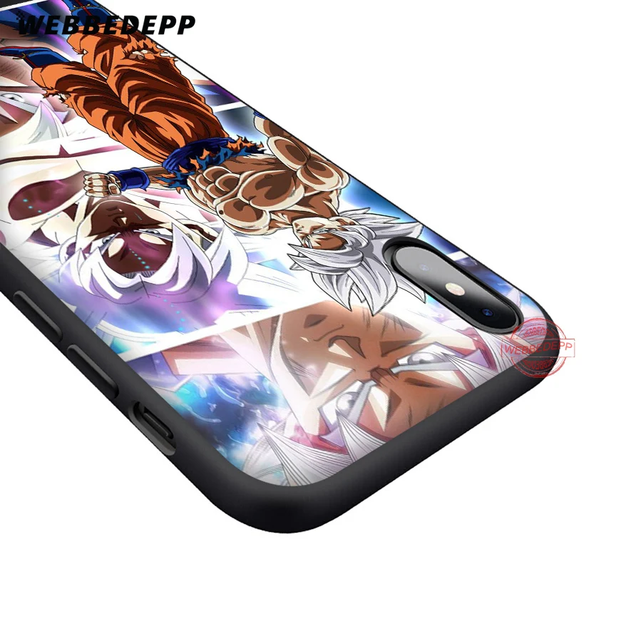 Мягкий силиконовый чехол WEBBEDEPP Dragon ball Ultra Instinct son для iPhone 8 7 6S 6 Plus 11 Pro XS Max XR X 5 5S SE |