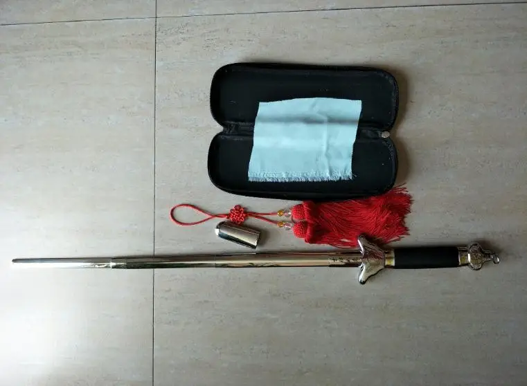 Высокое качество Выдвижной wushu taiji выдвижной меч масштабируемый из нержавеющей стали Тай Чи складывающийся меч кунг-фу Боевые искусства