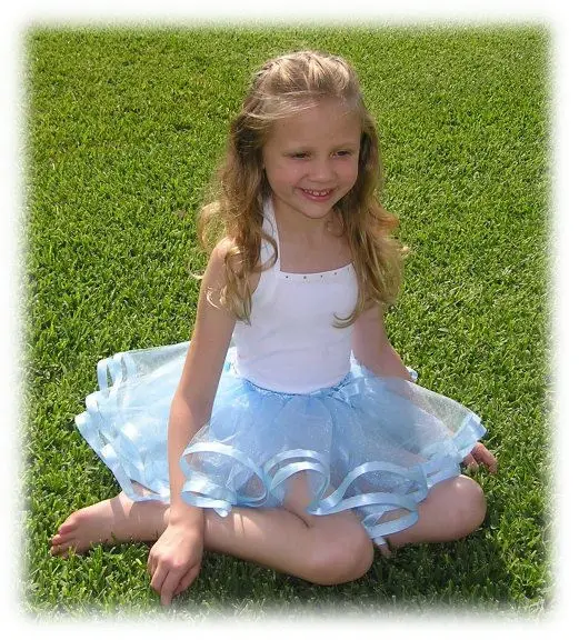 Детские юбка балетной пачки девушки юбки мини принцесса с бантом украсить