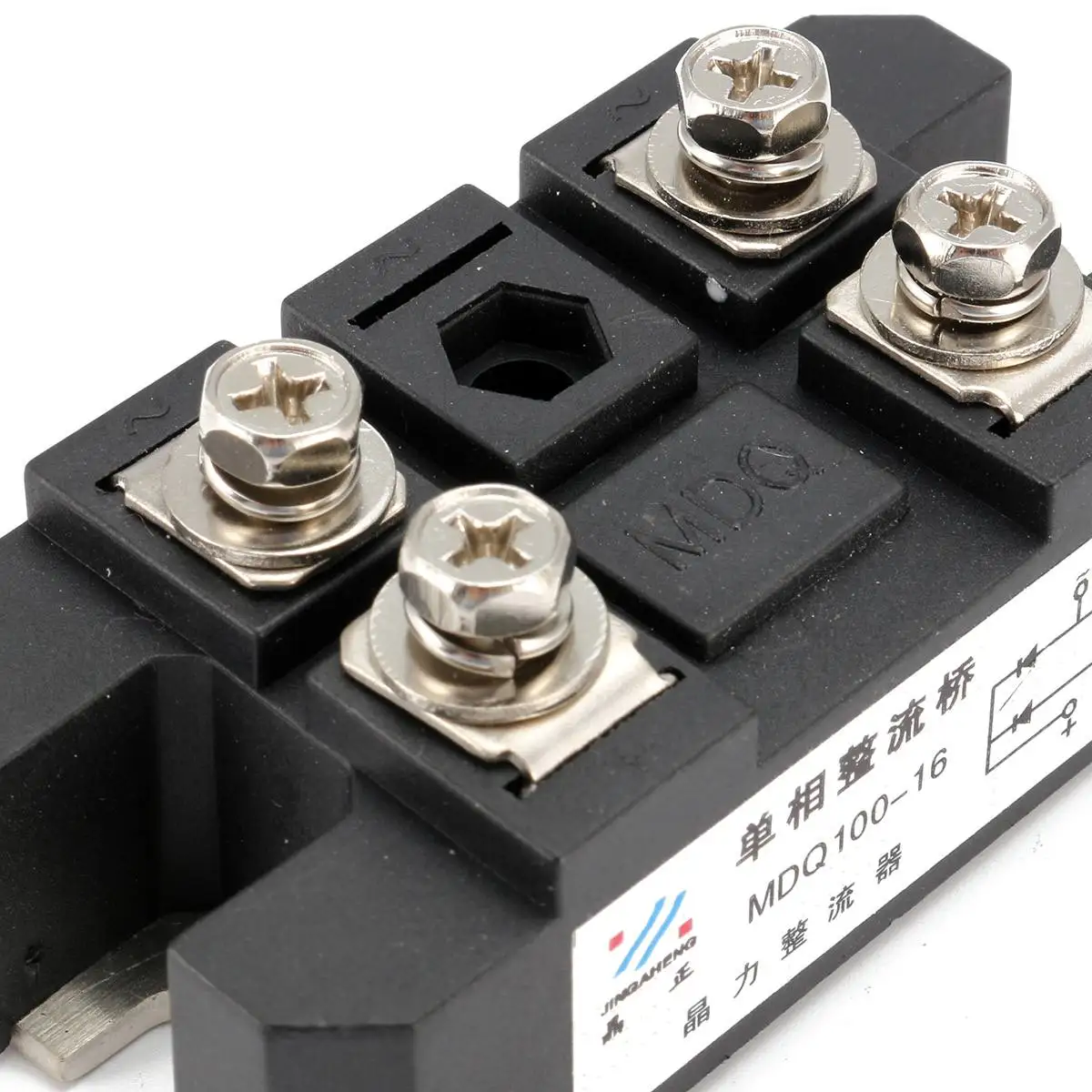 1 шт. MDQ 100A Amp 1600 в вольт кремниевый однофазный диод металлический чехол модуль выпрямителя моста электронные компоненты и принадлежности