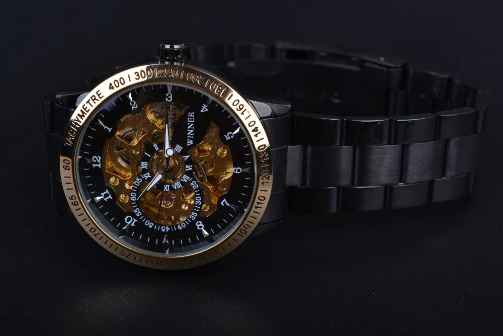 Часы наручные Winner мужские с маленьким циферблатом Классические Автоматические