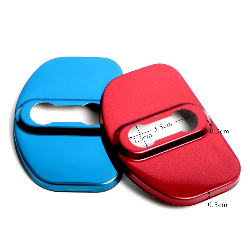 4 шт./лот Нержавеющая сталь для защиты дверей крышка Дверь Нападающий Обложка