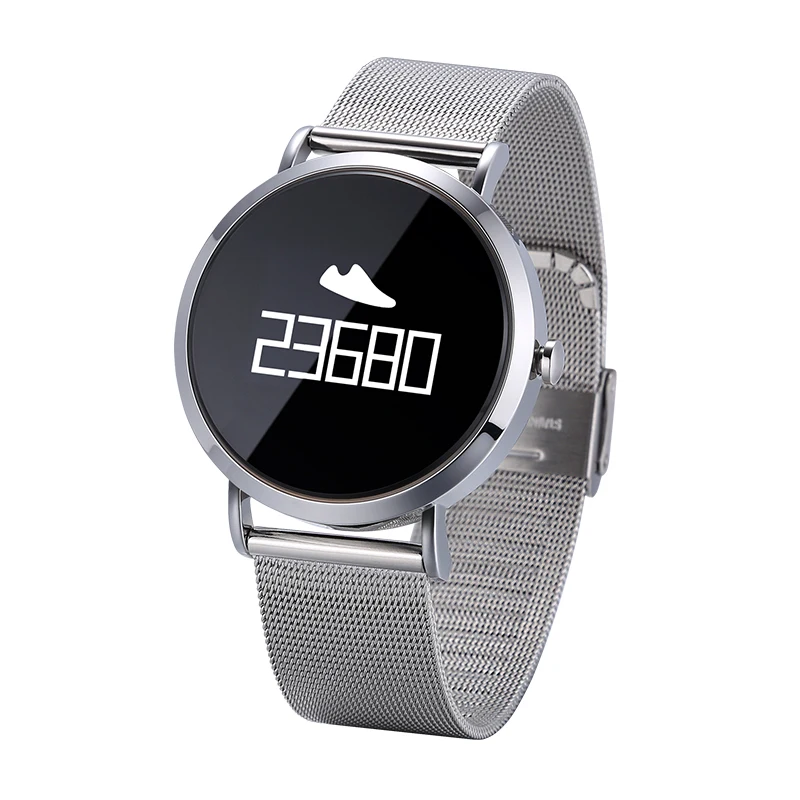 696 Bluetooth CV08 Smart Браслет Смарт часы браслет 0 95 дюйма OLED Экран Touchpad для iPhone Andriod с