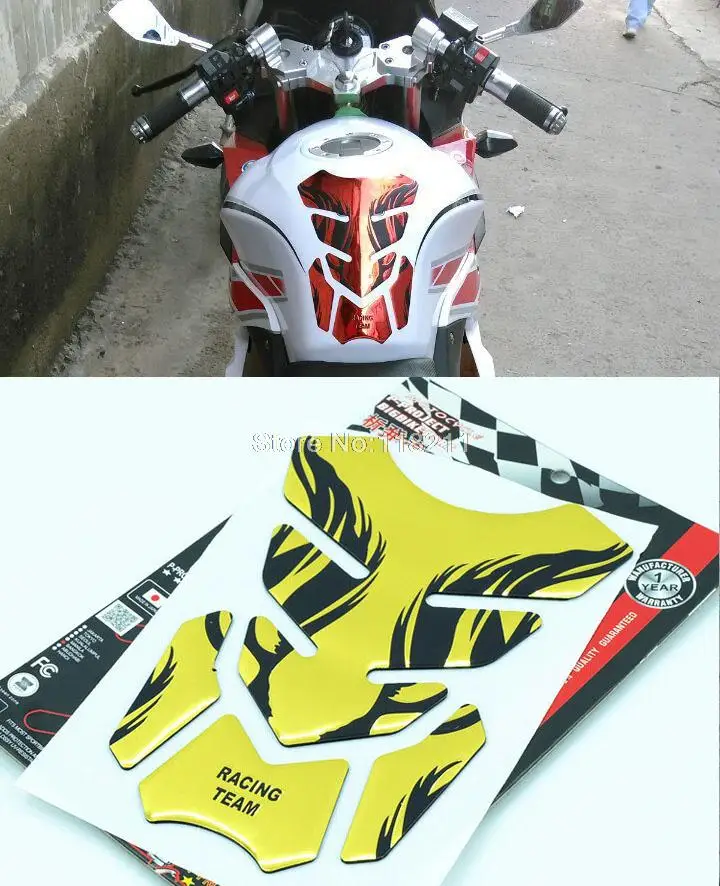 Защитная Наклейка на Бензобак Мотоцикла Для Yamaha Honda Kawasaki KTM Aprilia BMW Suzuki GSX R 600 750 1000
