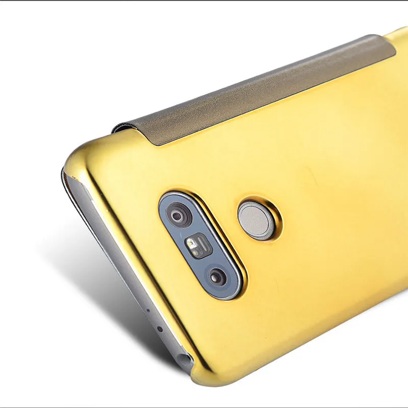 Snzvok роскошное зеркальное покрытие смарт Услуга чехол для LG G4 G5 G6 Clear View V10 V30