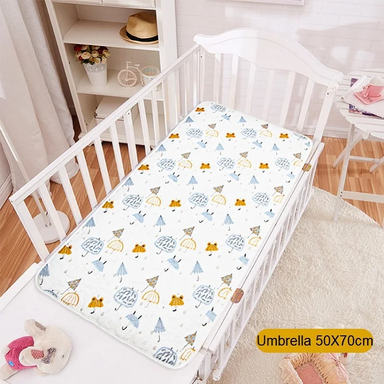 Umbrella 50X70cm Водонепроницаемый подгузник детские пеленки пеленка для младенцев портативный пеленальный коврик детский клатч урологические прокладки мочи матрас простыня - Цвет: Umbrella 50X70cm