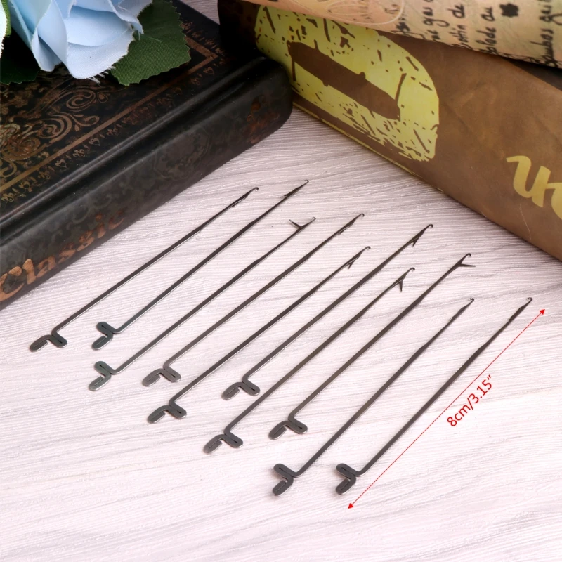 

10 Pcs Crochet Threader Beading Needles Stringing Tool DIY Jewelry Making 80mm