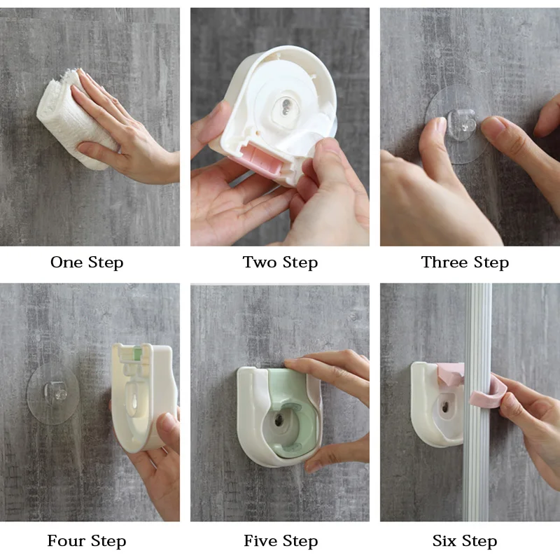 1 шт. настенный крючок для швабры 5 кг|Крючки ванной| |