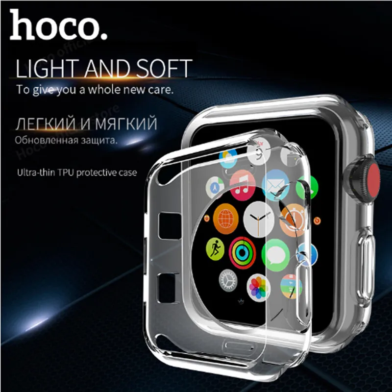 Shell for Apple Watch Series 3 2 Soft Transparent Case Ultra Thin Clear Protective Cover Protection Smart Bumper |