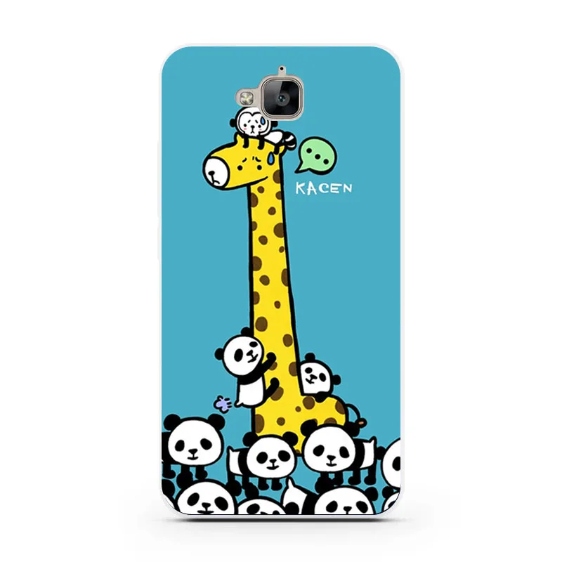 huawei y6 pro Case Silicon beautiful Cartoon Animal Painting Soft TPU Back Cover for Huawei honor 4c 5&quot protect Bags shell |