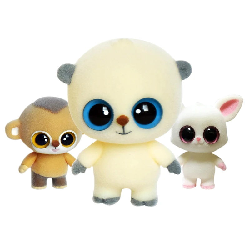 Милые большие глаза кукла в форме обезьяны стекаются куклы игрушки Kawaii Мини украшения игрушки для девочек маленькие изысканные куклы лучшие рождественские подарки