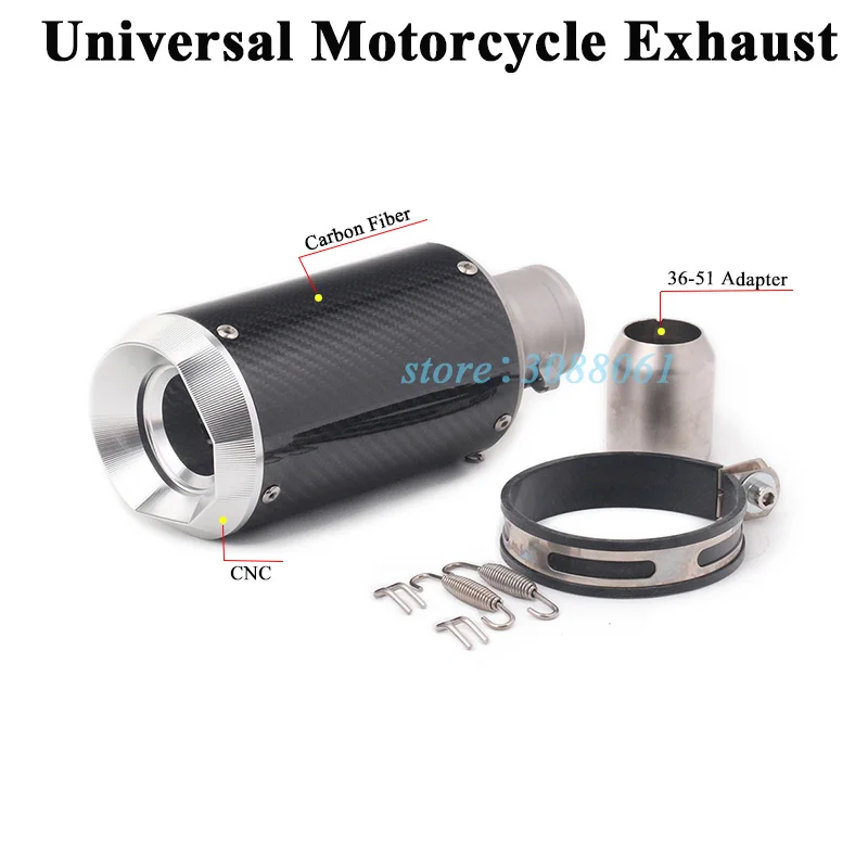 Универсальный мотоцикл GP Project выхлопная труба модифицированный из углеродного