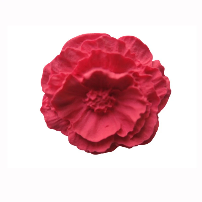 Украшение для торта большой цветок формочка печенья сахар силиконовые