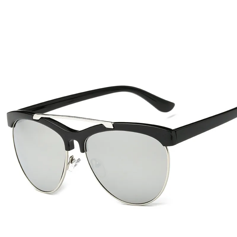 Женские солнцезащитные очки в стиле ретро HINDFIELD полуоправе новинка 2017|sunglasses