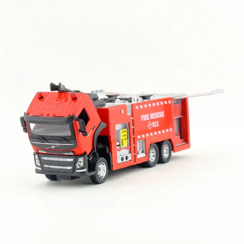 1:50 Весы/Diecast модель/Volvo огонь Двигатели для автомобиля Грузовик CAR/Двигатели для автомобиля Ering игрушки/звук и свет/ развивающие коллекция для детей/подарок