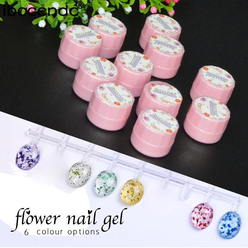 Ibcccndc 5 мл цветок гель лак для ногтей фея серии УФ база верхнее покрытие дизайн