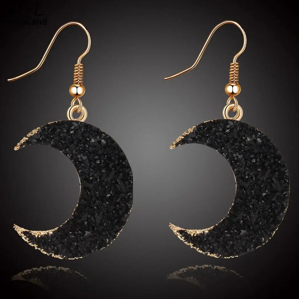 Женские серьги подвески Moon Jewelry|Серьги-подвески| |