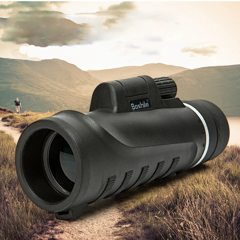 Boshile 10X42 монокулярный телескоп мощный ручной Монокуляр охотничий зрительный прицел для наружного наблюдения за птицами концертный с сумкой