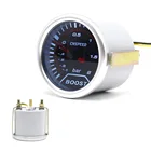 CNSPEED 52 мм дымовой объектив-1-2 бар турбодатчик с сенсором турбодатчик указатель Синяя светодиодная турбодатчик xs101225