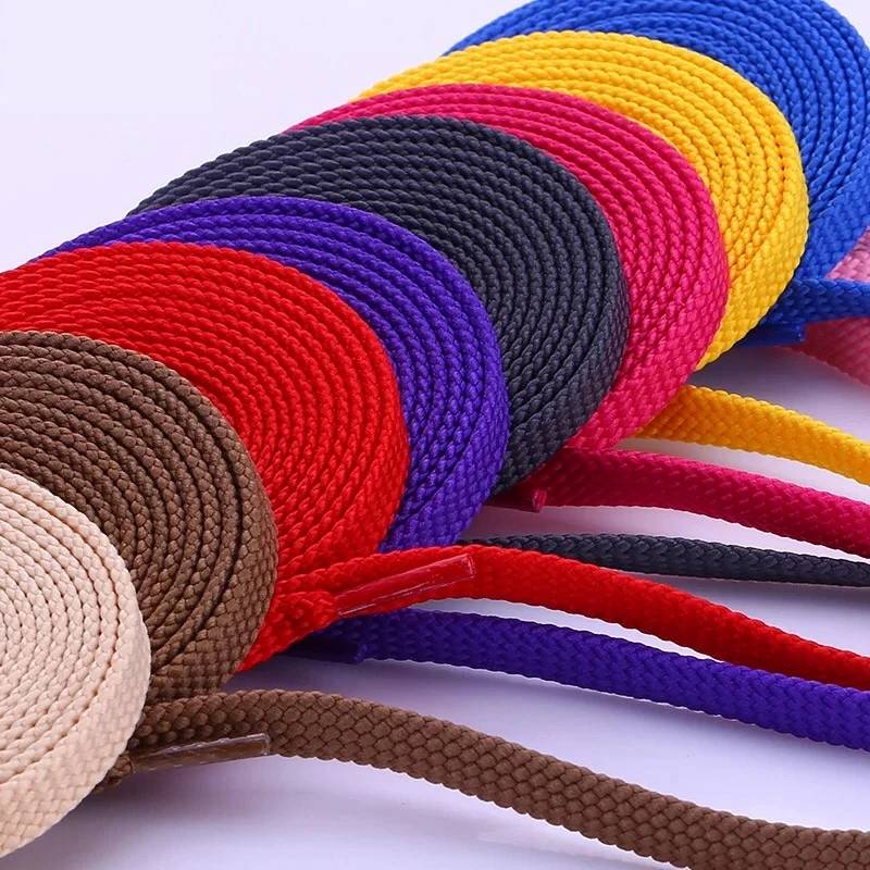 1Pair 28 Colors Classic Flat Shoelaces Quality Solid Color Sneaker Shoe Laces for All Shoes Strings 100cm 120cm 140cm 160cm