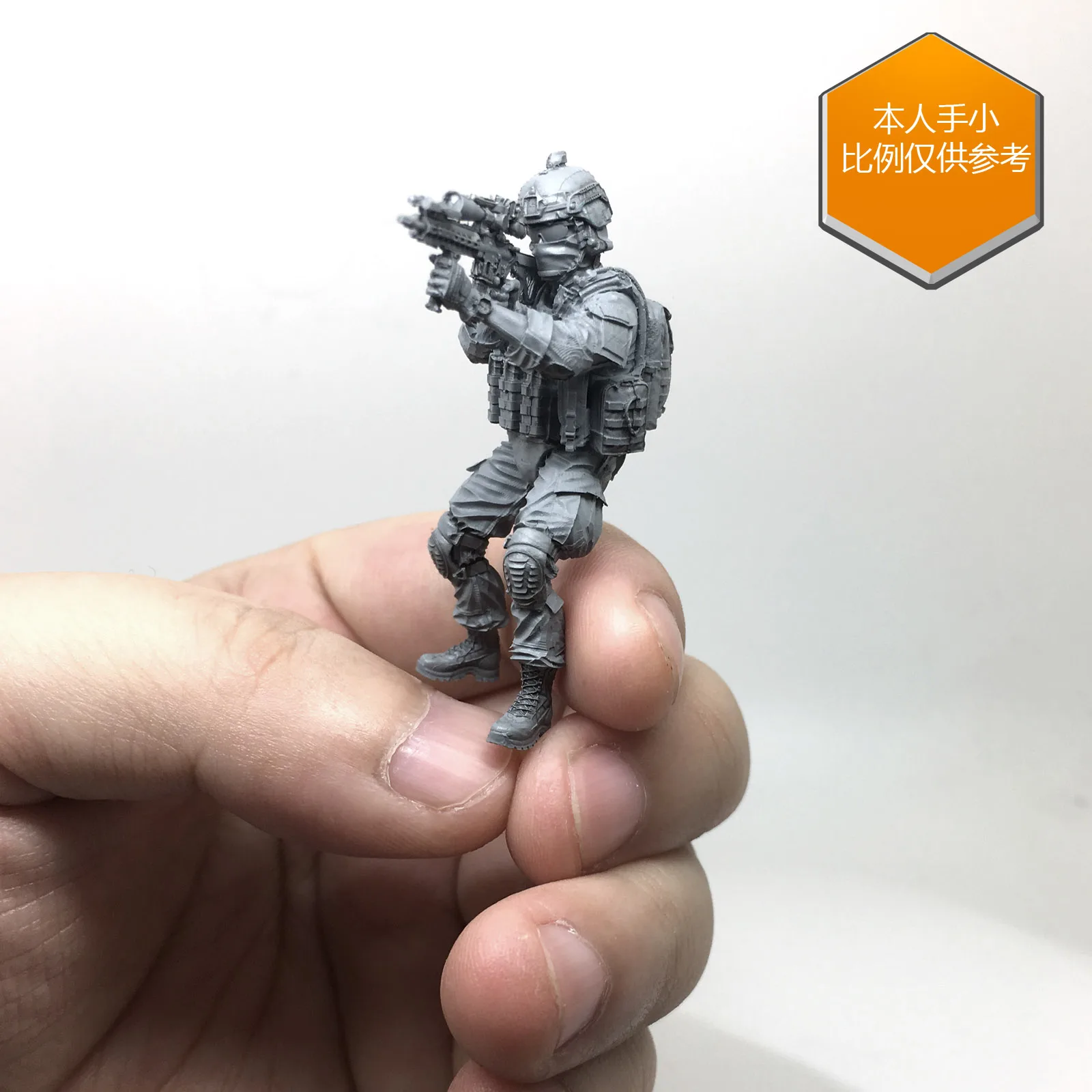 Модель солдата из смолы 1/35 GK Спецназ США Снайпер Современная военная тема