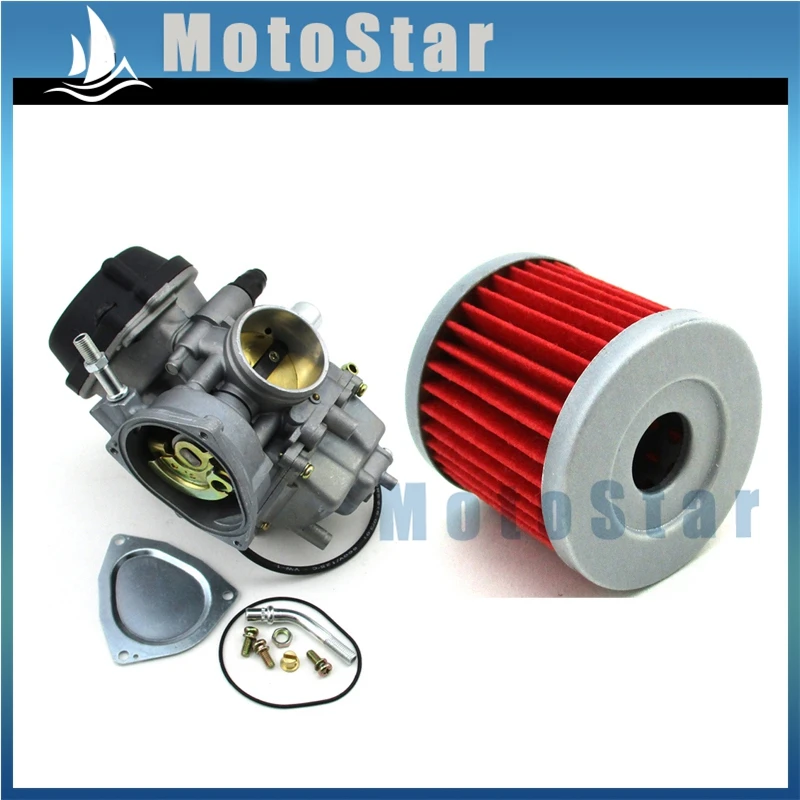 Карбюратор + Масляный фильтр для Suzuki LTZ400 2003-2007 Arctic Cat DVX400 2004 2005 2006 2007 Kawasaki KFX400 2003 |