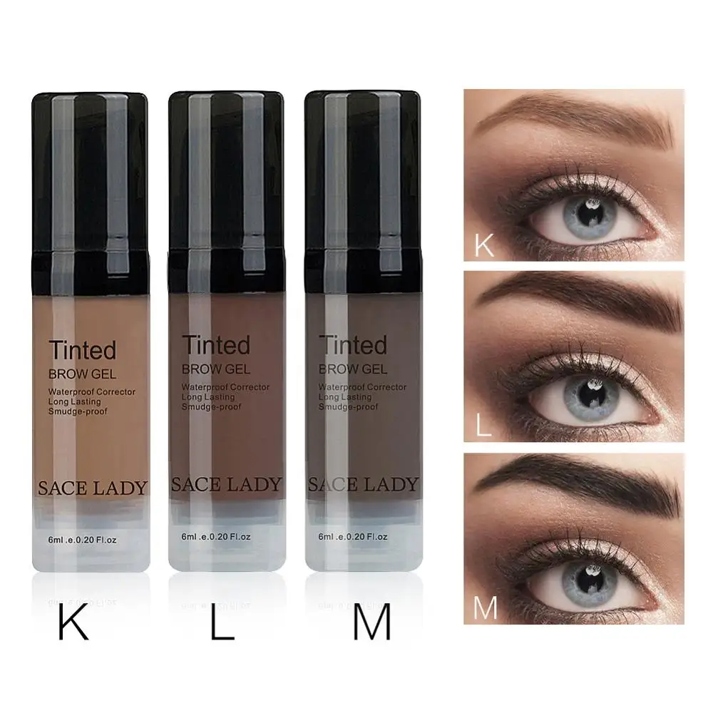 SACE LADY гель для бровей Макияж Водонепроницаемый хна тени оттенок натуральный