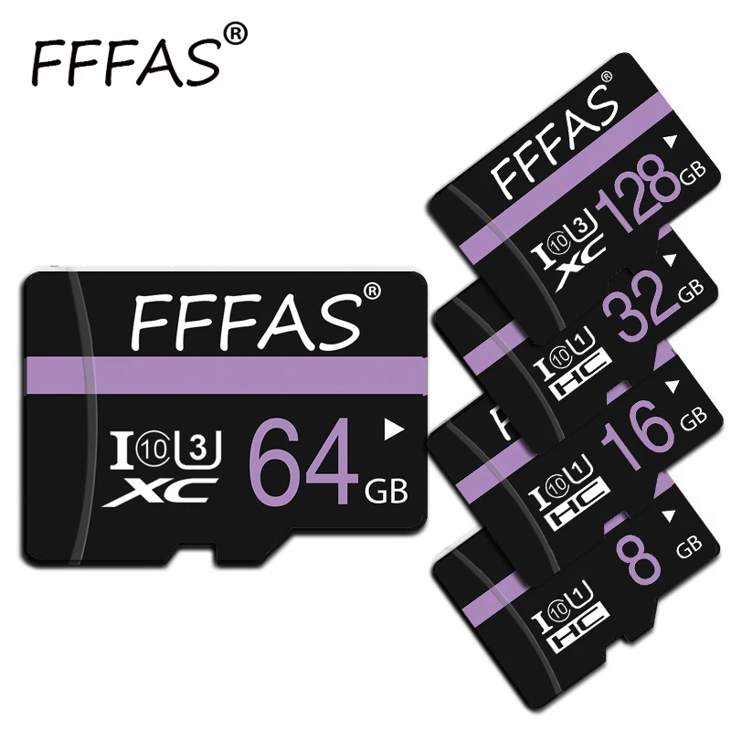 Высокоскоростная micro sd карта класса 10, 32 ГБ, 64 ГБ, 128 ГБ, micro sd карта, реальная емкость, Мини TF карты, 16 ГБ, 8 ГБ, 4 Гб, флеш-карты памяти