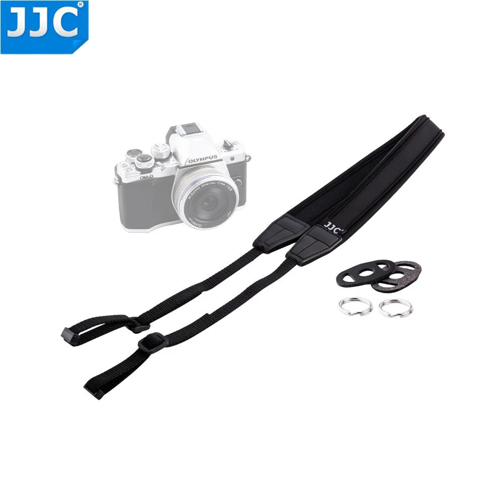 JJC Mirrorless Camera Shoulder Neoprene 124cm Length DSLR Sling Belt Ring ang Lug Protector Colourful Adjustable Neck Strap For|mirrorless camera