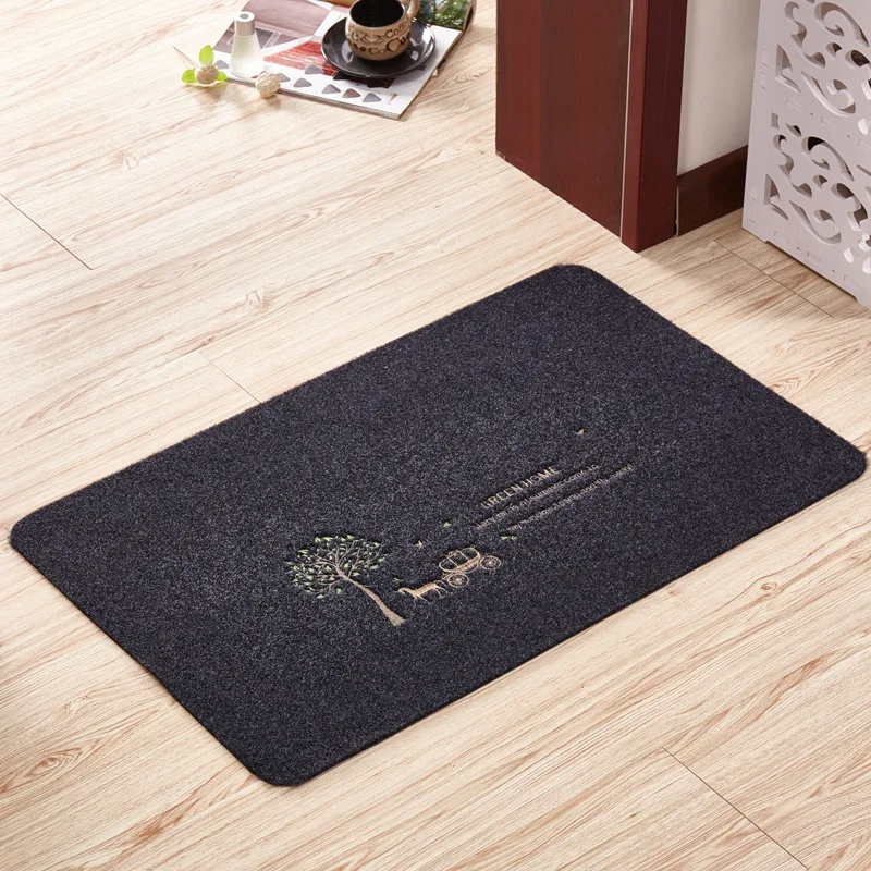 Zeegle коврики для двери, коврик с вышивкой клевера, Нескользящие коврики для ванной комнаты, коврики для туалета, коврики для кухни, коврики для журнального столика, подушечки для ног