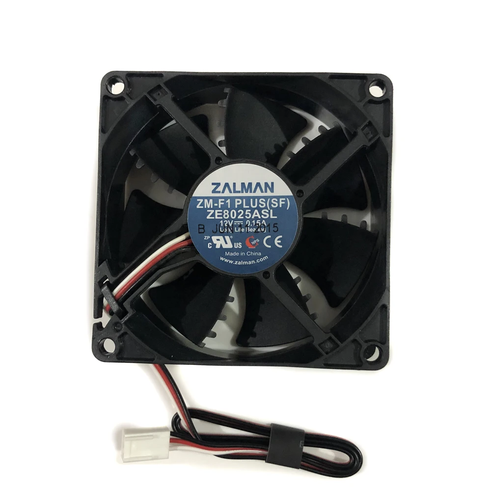 Чехол для процессора компьютера охладитель ZALMAN ZE8025ASL 12 в 0 15 а 80 мм * 25 долговечный